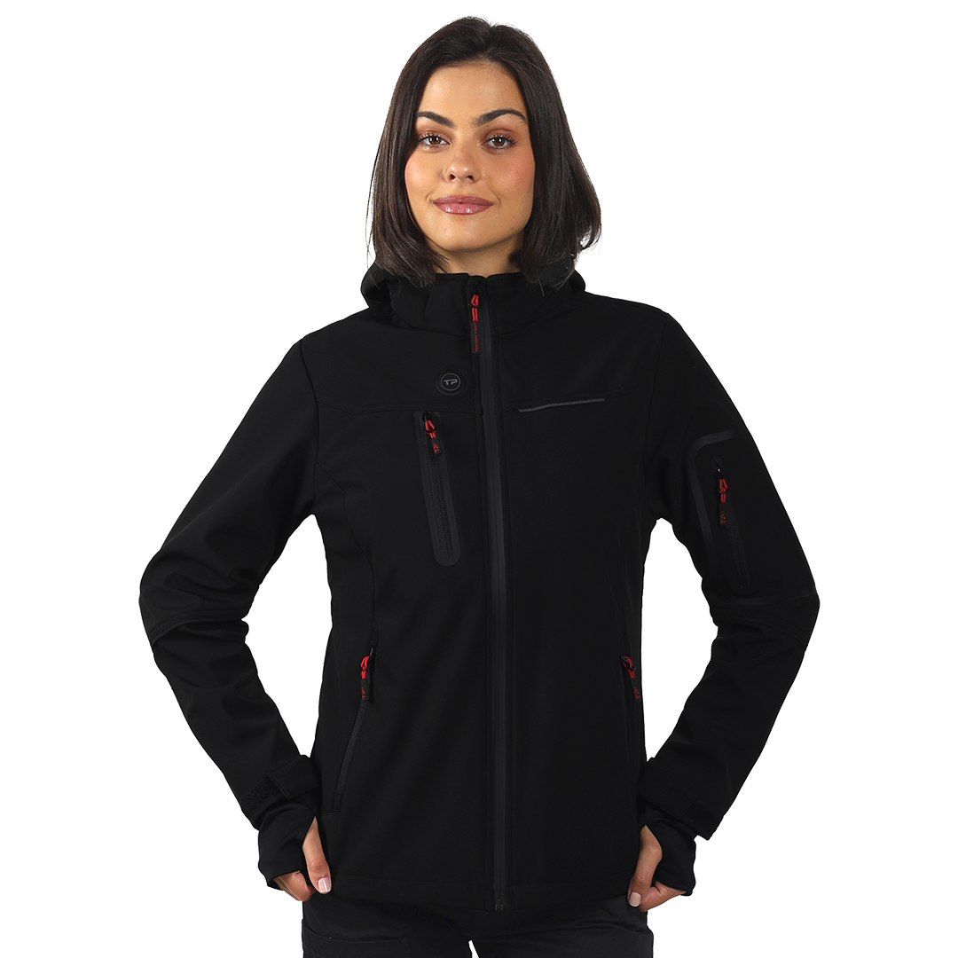 Ženska softshell jakna sa ugrađenim grejačima