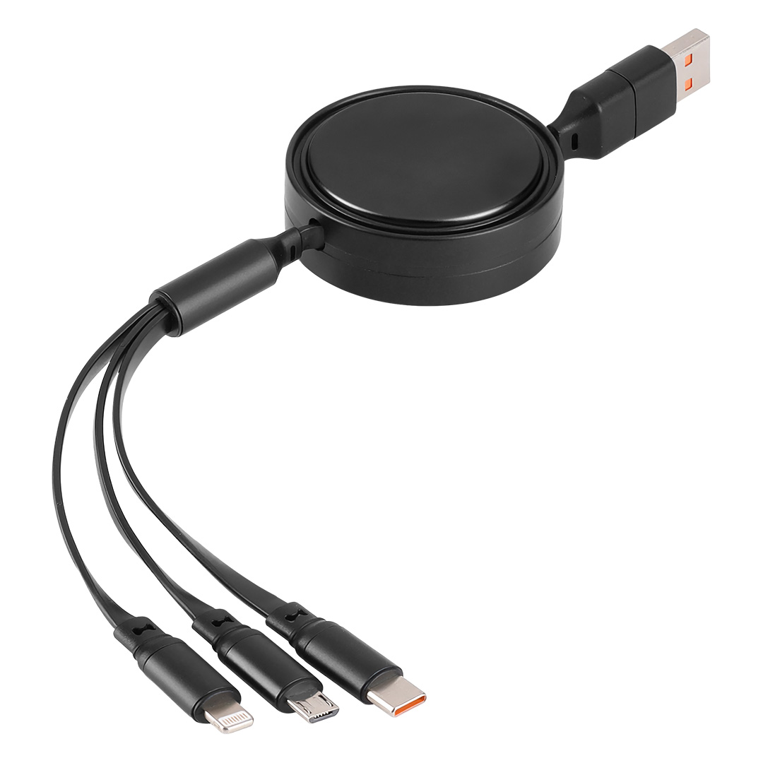 INDUCTOR 60W 6IN1 USB / Type-C kabl za punjenje i prenos podataka, 6 u 1, 60W